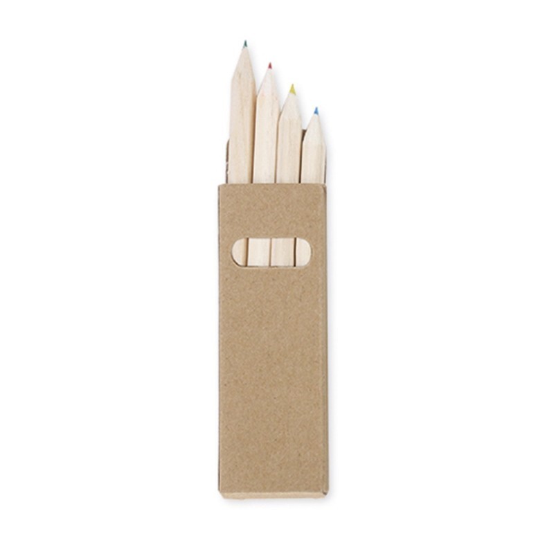 Box with 4 Mini Colored Pencils | Gourmet Gifts Online