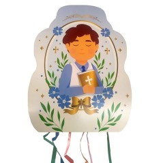 Large Boy Communion Piñata 46 x 33 cm