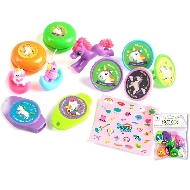 Sachet de jouets Licorne (12 pièces) Sachet de jouets Licorne (12 pièces)