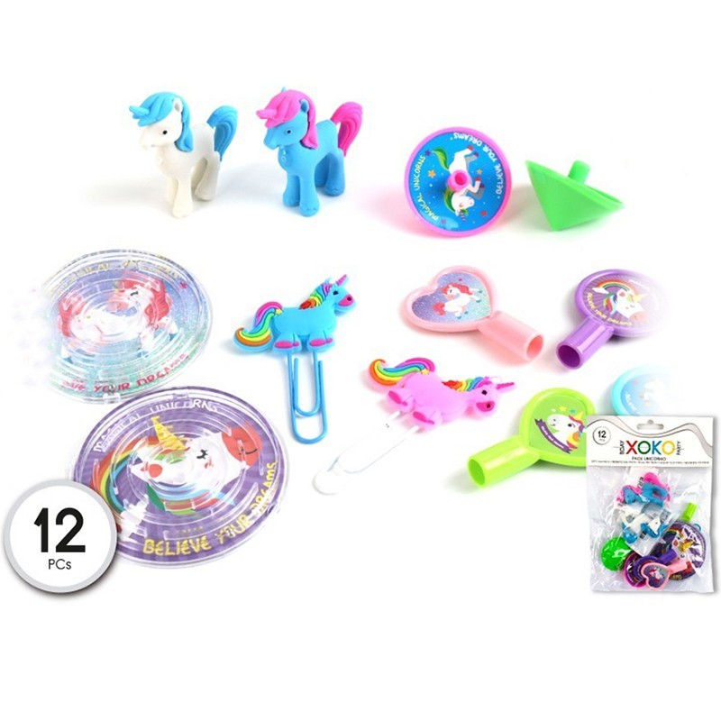 Unicorn Toy Bag (12 Pieces)