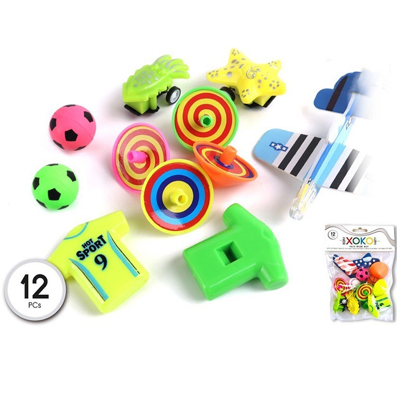 Sac à jouets pour garçon (12 pièces)