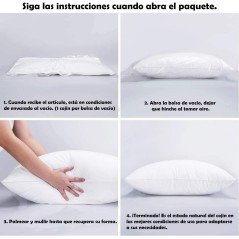 4 Cushion Fillings 60 x 60 cm | Regalos Gourmet