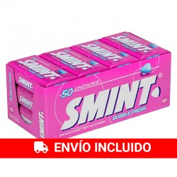 Caja 12 latas SMINT Tin Bubblefresh caramelo comprimido 35 gr