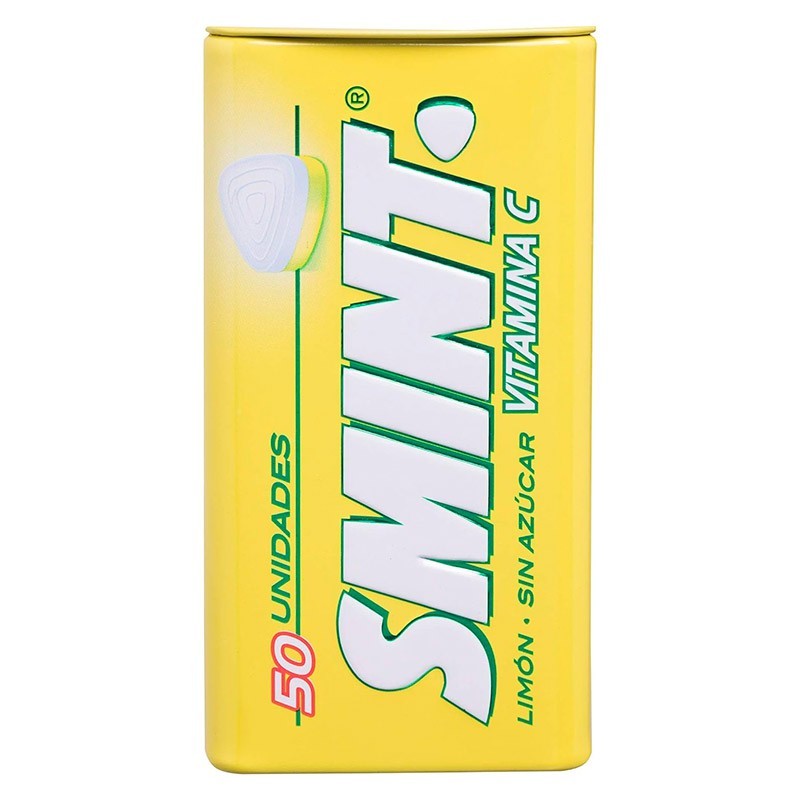 Lata SMINT Tin limón caramelo comprimido 35 gr