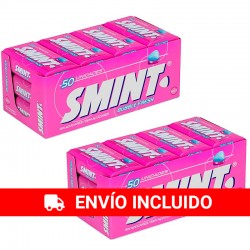 2 Cajas 12 latas SMINT Tin Bubblefresh caramelo comprimido 35 gr