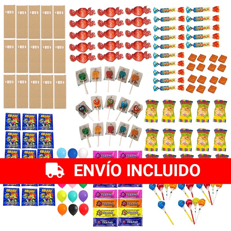 150 chuches y golosinas para rellenos piñatas y cumpleaños