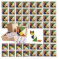 Set de 50 puzzles tangram para niños