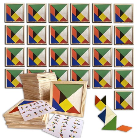 Pack 24 puzzles de habilidad para niños