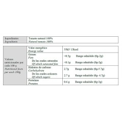 Tomate natural rallado monodosis 25 gr Deliex