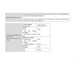 Tomate, aceite y ajo monodosis 25 gr Deliex