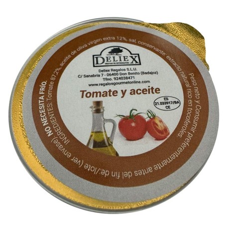 Sachet individuel Deliex Tomate et Huile d'Olive 25 g