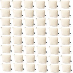 Trousse de toilette en coton avec fermeture éclair (50 pièces)