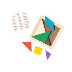 24 Puzzles Tangram y 24 Juegos de habilidad