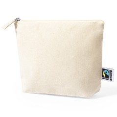 Trousse de toilette en coton avec fermeture éclair (20 pièces)