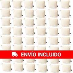 Trousse de toilette en coton avec fermeture éclair (50 pièces)