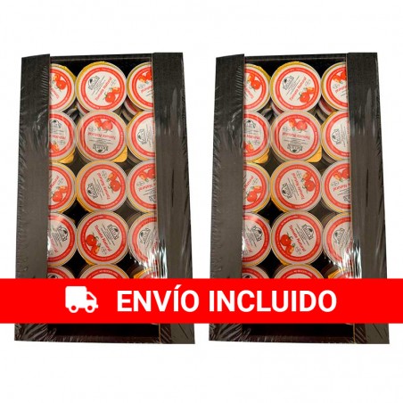 2 Bandejas de tomate natural rallado monodosis 25 gr Deliex