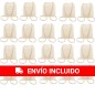 20 cotton fabric backpack bags (135g) with drawstrings