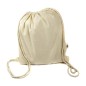 50 sacs à dos en tissu de coton (135 g) avec cordons de serrage