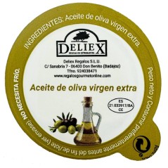 Aceite de oliva virgen extra en monodosis lote 100 unidades