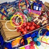 Pack de 100 Chuches y juguetes para rellenos piñatas y bolsas de cumpleaños