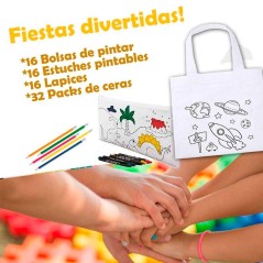 Cadeaux pour enfants pour enfants, sacs à dos, étuis, cires, crayons flex