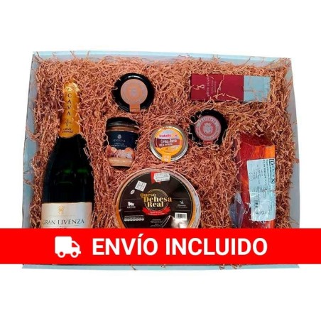 Lote muy completo gourmet para disfrutar o para regalo de empresa.