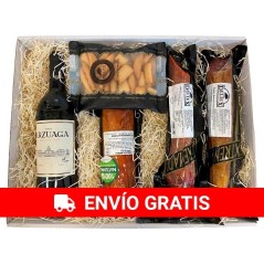 Gran estuche Gourmet para regalar con vino Arzuaga