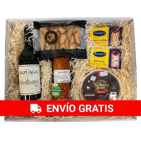 Regalo con vino Arzuaga, torta oro Noble y más productos gourmet.