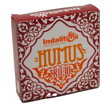 Crème de pois chiches aux poivrons piquillo et houmous rouge 70 g