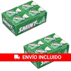 24 latas Smint Tabs Menta suave, Caramelo Comprimido Sin Azúcar - 8 gr.