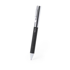 Gift set with notepad, rollerball pen and thermal water bottle