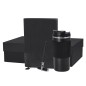 Coffret cadeau avec carnet, stylo roller et mug isotherme