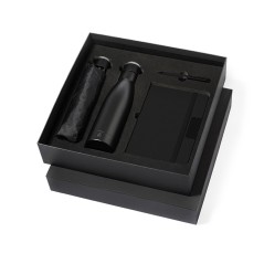 Unique Gift Set with Umbrella, Notepad, and Insulated Water Bottle