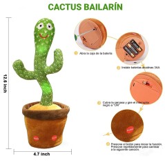 Cactus Bailarín, parlanchin con canciones