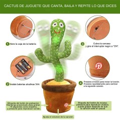 Cactus Bailarin, parlanchin con canciones