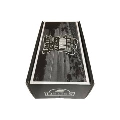 Panier-cadeau Deliex avec mini-bouteilles de vin et trois mini-pâtés