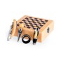 Chess Set with Wine Set