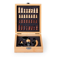 Buy Wine Set with Chess Set | Regalos Gourmet Online