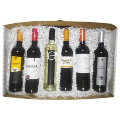 Coffret cadeau avec 6 bouteilles de vin