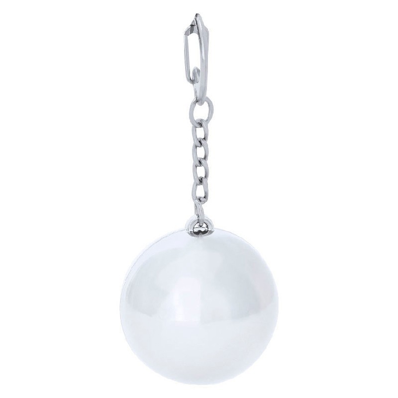 Silver Lip Balm Keychain