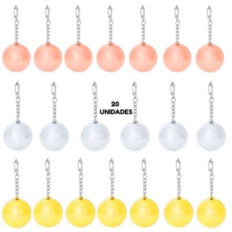 20 Assorted Lip Balm Keychains