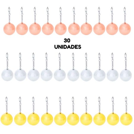 30 Assorted Lip Balm Keychains