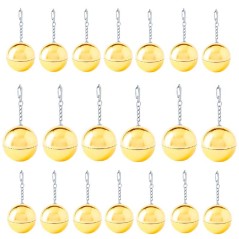 20 Gold Lip Balm Keychains