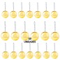 20 Gold Lip Balm Keychains