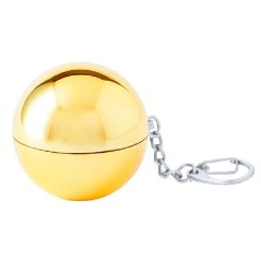 20 Gold Lip Balm Keychains