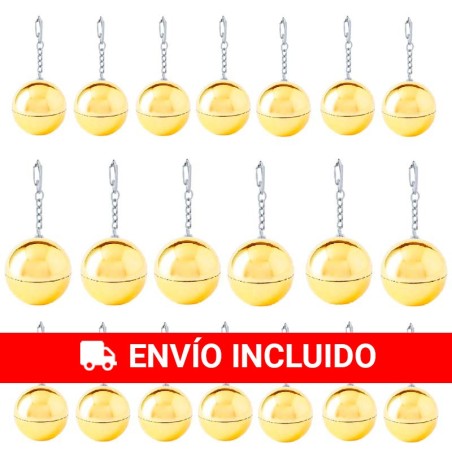 20 Gold Lip Balm Keychains