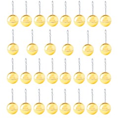 30 Gold Lip Balm Keychains