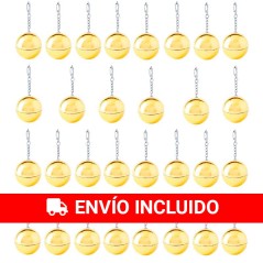 30 Gold Lip Balm Keychains