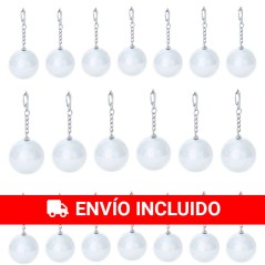 20 Silver Lip Balm Keychains