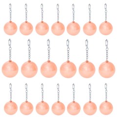 20 Pink Lip Balm Keychains